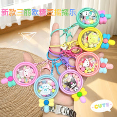 sanrio lollipop keychain